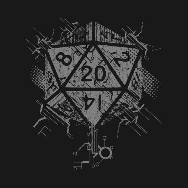 Disover D20 of power - Rpg - T-Shirt