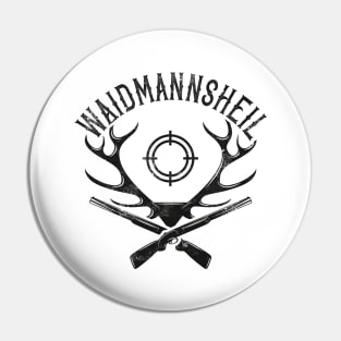 Waidmannsheil Hirschgeweih Jäger Pin