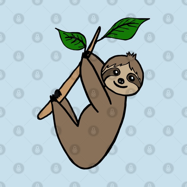 Cute Sloth by julieerindesigns