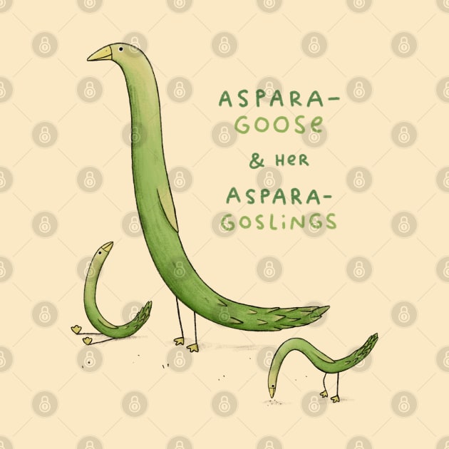 Asparagoose & Her Asparagoslings by Sophie Corrigan