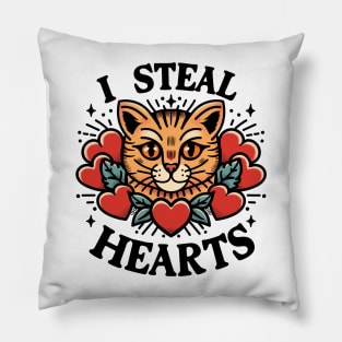 I Steal Hearts Pillow