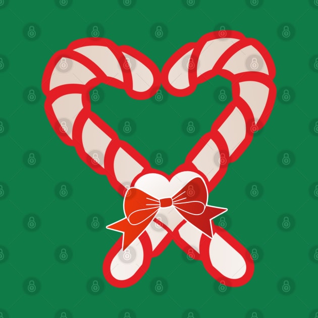 CANDYCANE HEART by BoneArtPetite