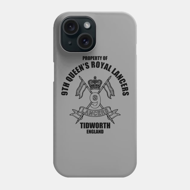 9th Queen's Royal Lancers Tidworth Phone Case by TCP