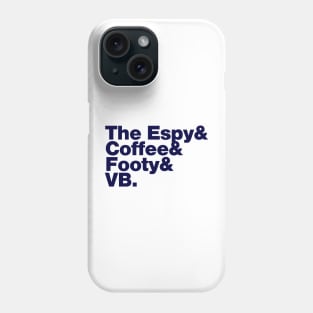 Melbourne (VB navy print) Phone Case