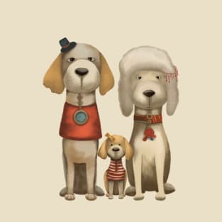 Dog family portrait T-Shirt