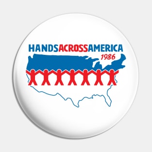 Hands Across America 1986 - Us Pin