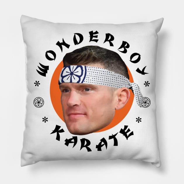 Stephen Thompson Wonderboy Karate Pillow by SavageRootsMMA