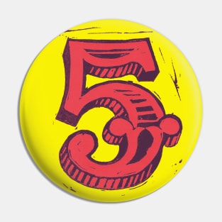 Red Five Pin