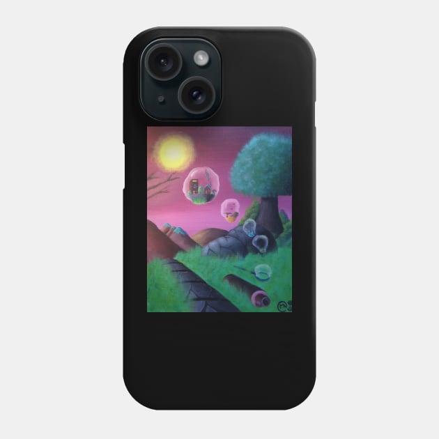 End of the Bubble Worlds Phone Case by ManolitoAguirre1990