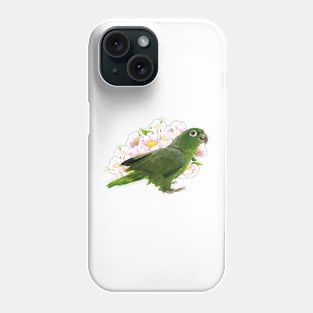 blue-crowned parrot Phone Case