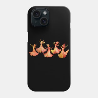 Fire dancers Phone Case