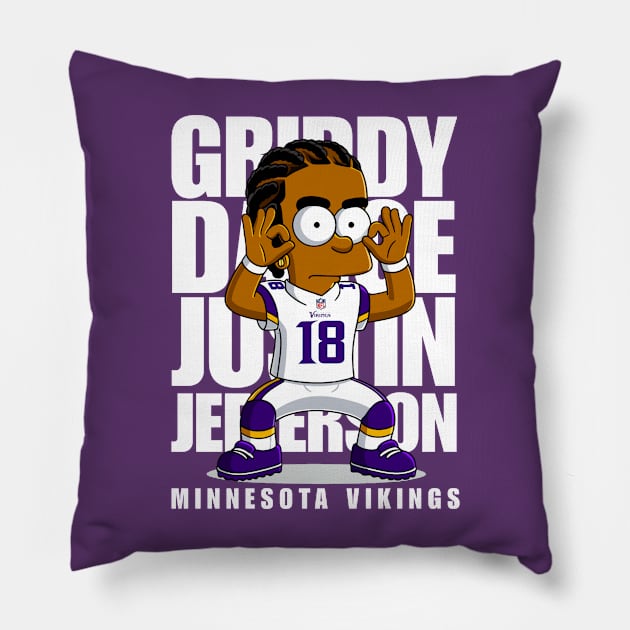 GRIDDY JUSTIN in Springfield Pillow by Springfield Mode On