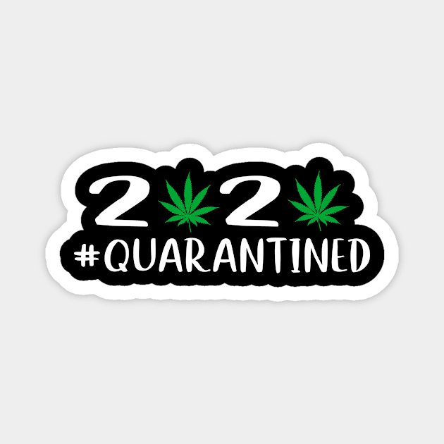 2020 Quarantined Weed Leaf Magnet by KiraT