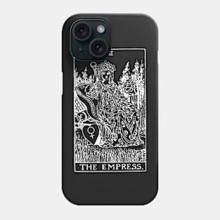 The Empress Tarot in white Phone Case