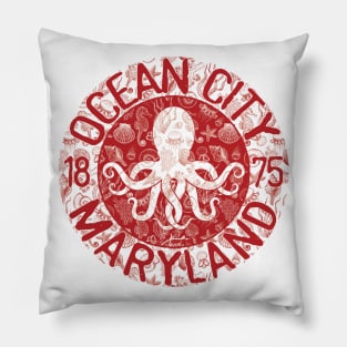 Ocean City, Maryland, Octopus Pillow