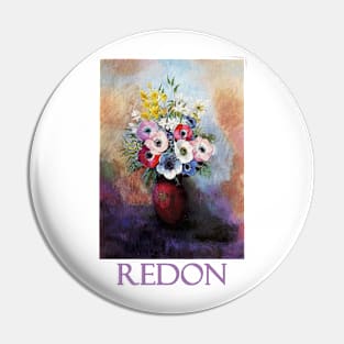 Anemones by Odilon Redon Pin