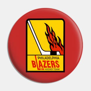 Retro Philadelphia Blazers Hockey 1972 Pin