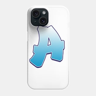 A - Blue Phone Case