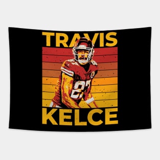 travis kelce retro Tapestry