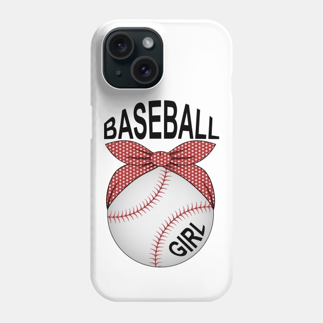 Baseball Girl Phone Case by Designoholic