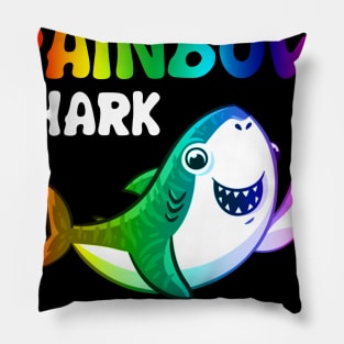 I_m A Rainbow Shark Who Happens To Cuss A Lot Pillow