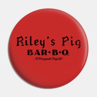 Riley's Pig (Dark Print) Pin