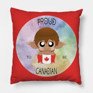 Proud to be Canadian (Sleepy Forest Creatures) Pillow