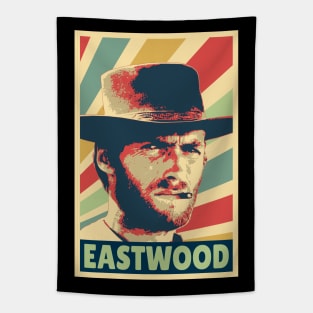 Clint Eastwood Vintage Colors Tapestry