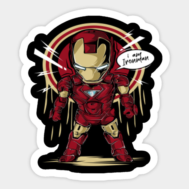 Iron Man Sticker Chart