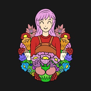 Cute florist girl T-Shirt