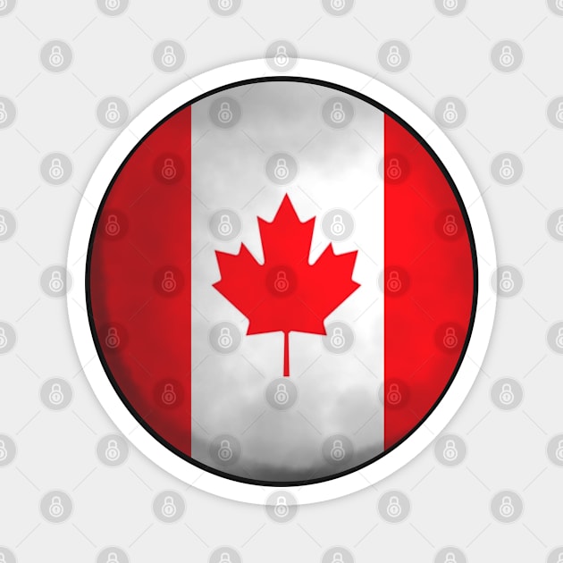 canada flag ball Magnet by persa