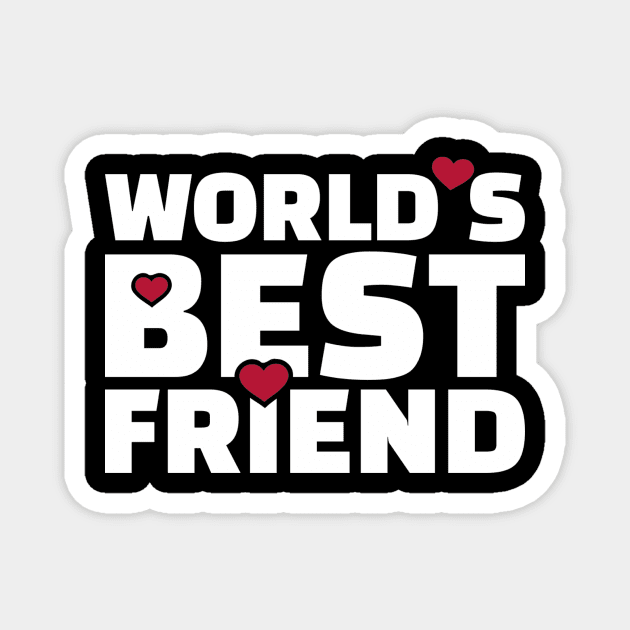 World's best Friend Magnet by Designzz