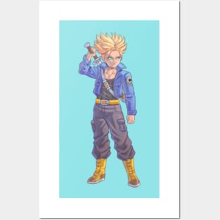 Future Trunks Super Saiyan Poster for Sale by bielmegamiart