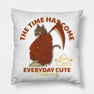 evil cat cute Pillow