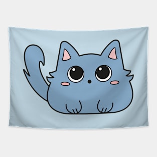 Cute blue kitten Cat Tapestry