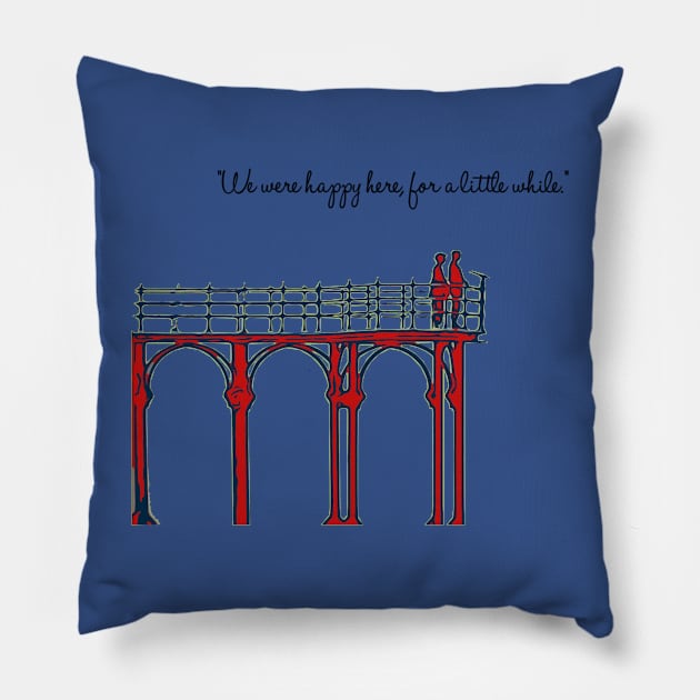 On The Edge Of Freedom Pillow by QuassarStore