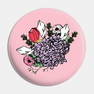 Bouquet bloom Pin