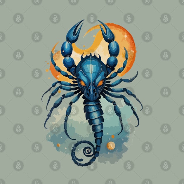 Zodiac Scorpio by CatCoconut-Art