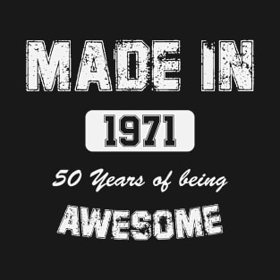 Made In 1971 Retro T-Shirt