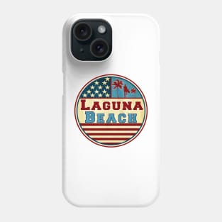 Surfing Laguna Beach California Ocean Surf Palms Surfer Phone Case