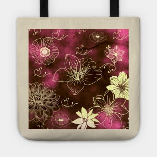 Glowing Florals Tote