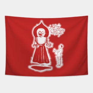 Flatwoods Monster White Glow #3 Tapestry