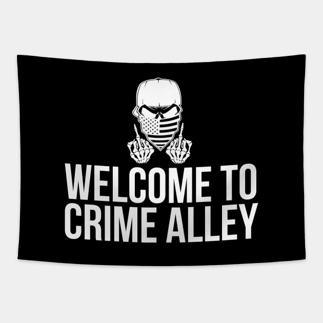 DC Welcome to Crime Alley Tapestry by NEFT PROJECT