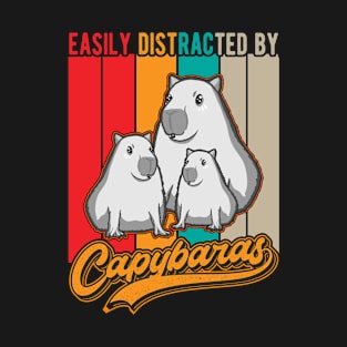 Easily Distracted By Capybaras Capybara T-Shirt