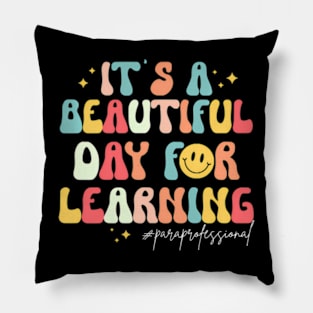 Its Beautiful Day For Learning Groovy Pillow