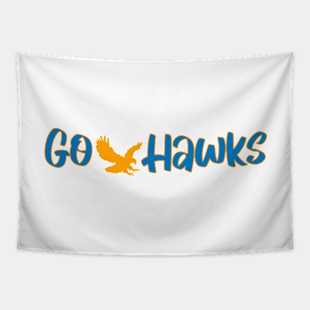 New Paltz Go Hawks Tapestry by lolsammy910