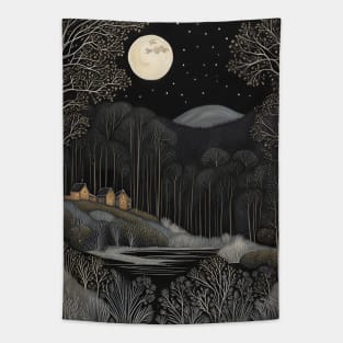 House in the Forest Tapestry