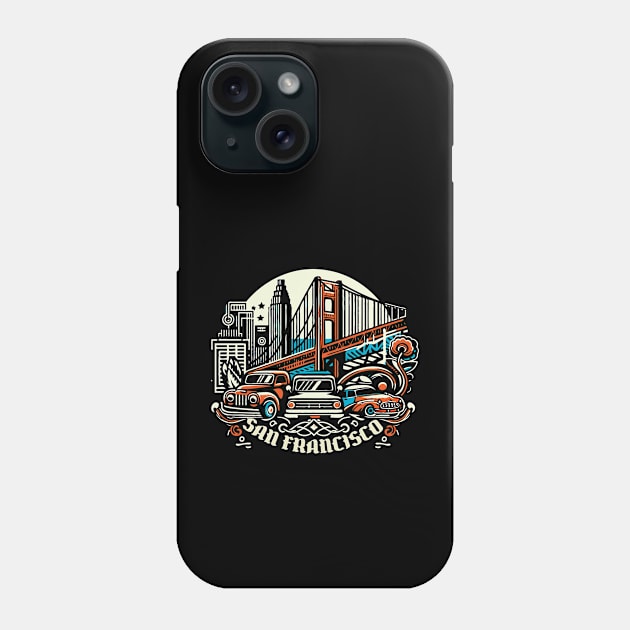 San Francisco retro Style Phone Case by Trendsdk