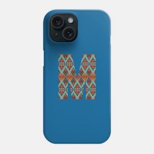 Letter M- boho design Phone Case