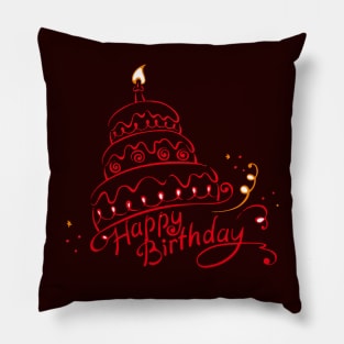 Happy Birthday Pillow